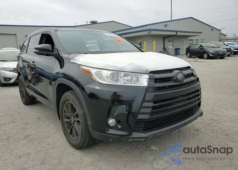 2018 Toyota Highlander Se z USA, uszkodzony, nr VIN 5TDJZRFH9JS816697